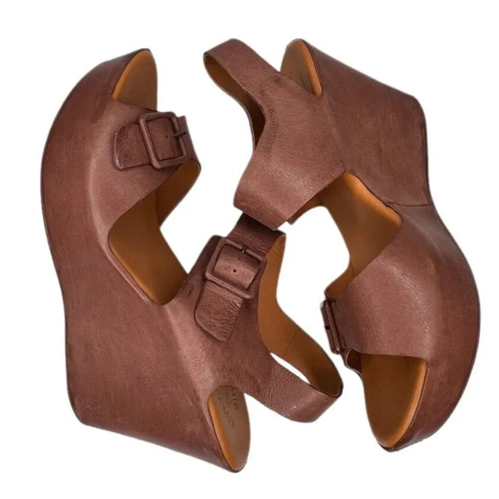 Korkease Womens Susie Sandals‎ Brown Size 10